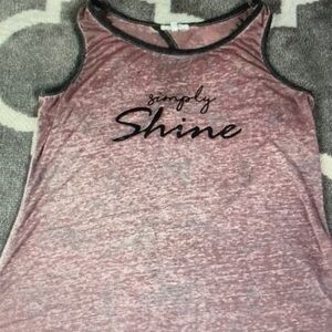 Maurices Pink 'Simply Shine' Sleeveless Bodysuit